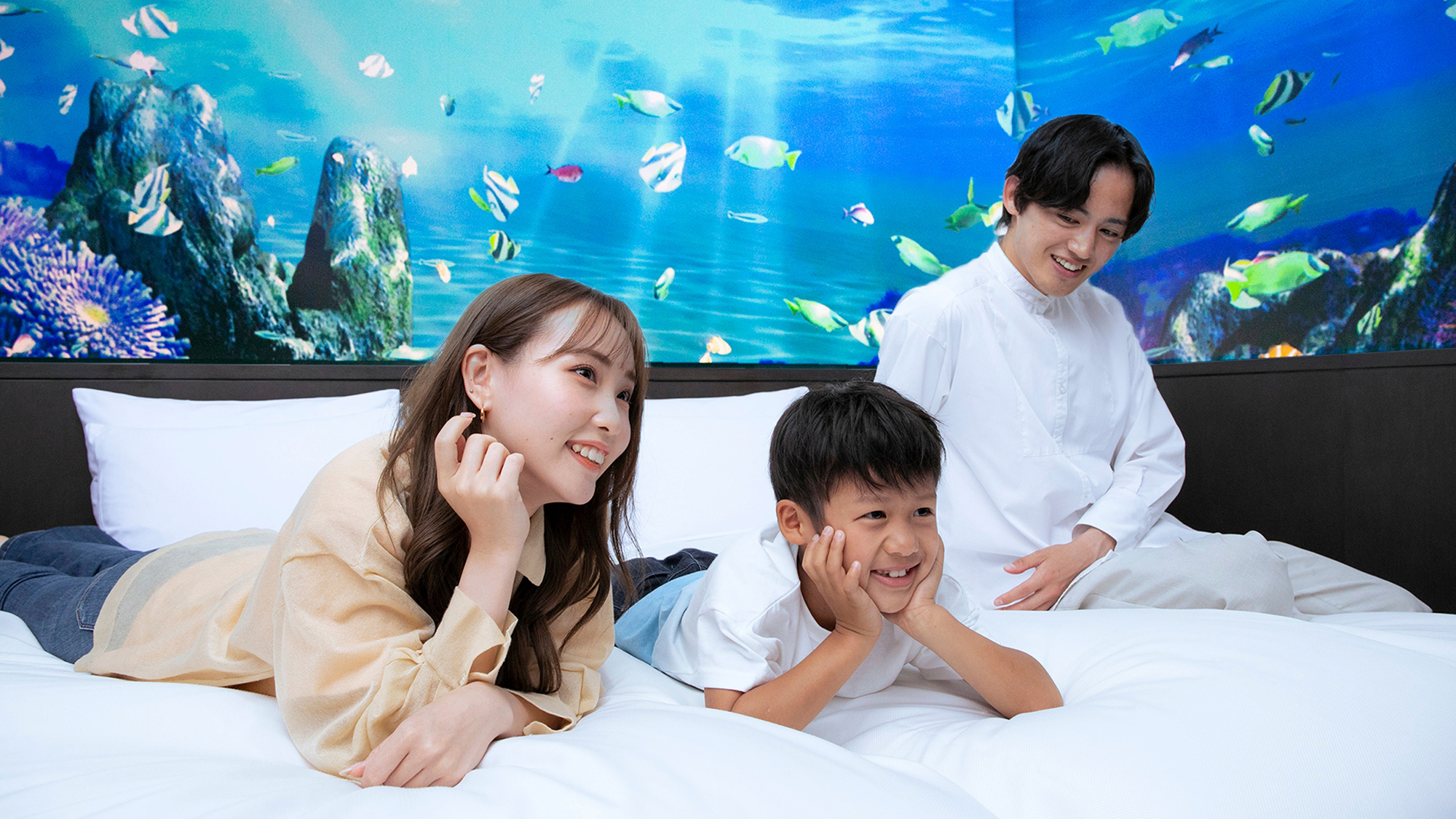 家族の会話も弾む【美ら海ルーム】