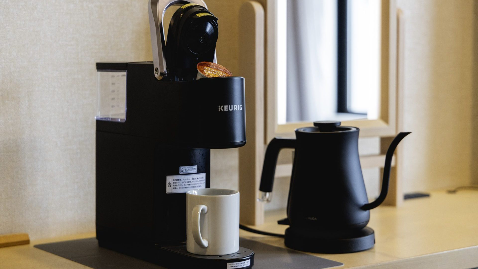 【プレミアムツイン】コーヒーメーカーをご用意しています